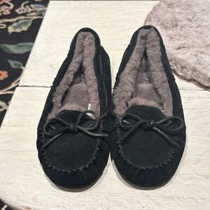 UGG Women's Classic Black Moccasins size 7